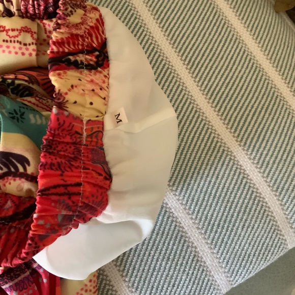 Bohemian Multicolor Pleated Skirt - Picture 7 of 8